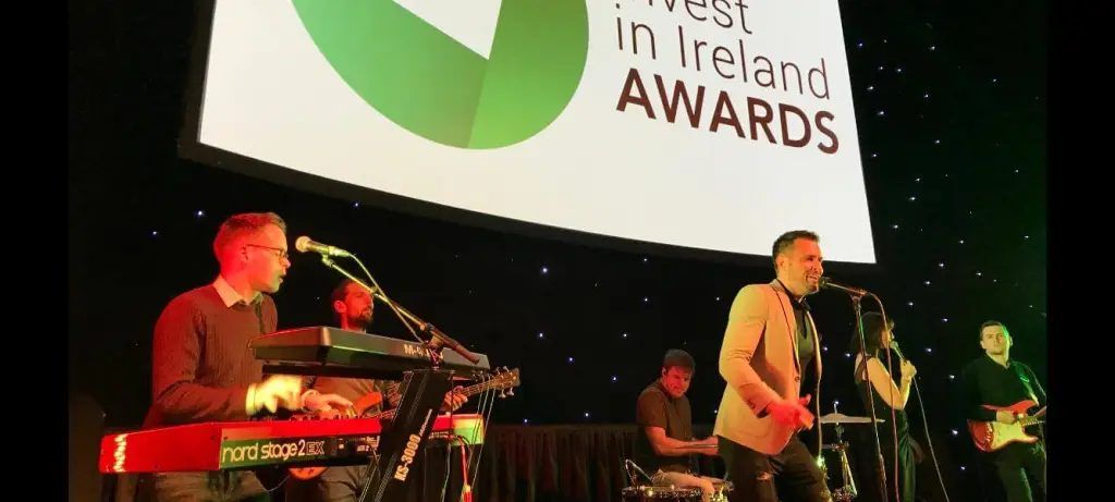 House Party playing at the Invest in Ireland Awards